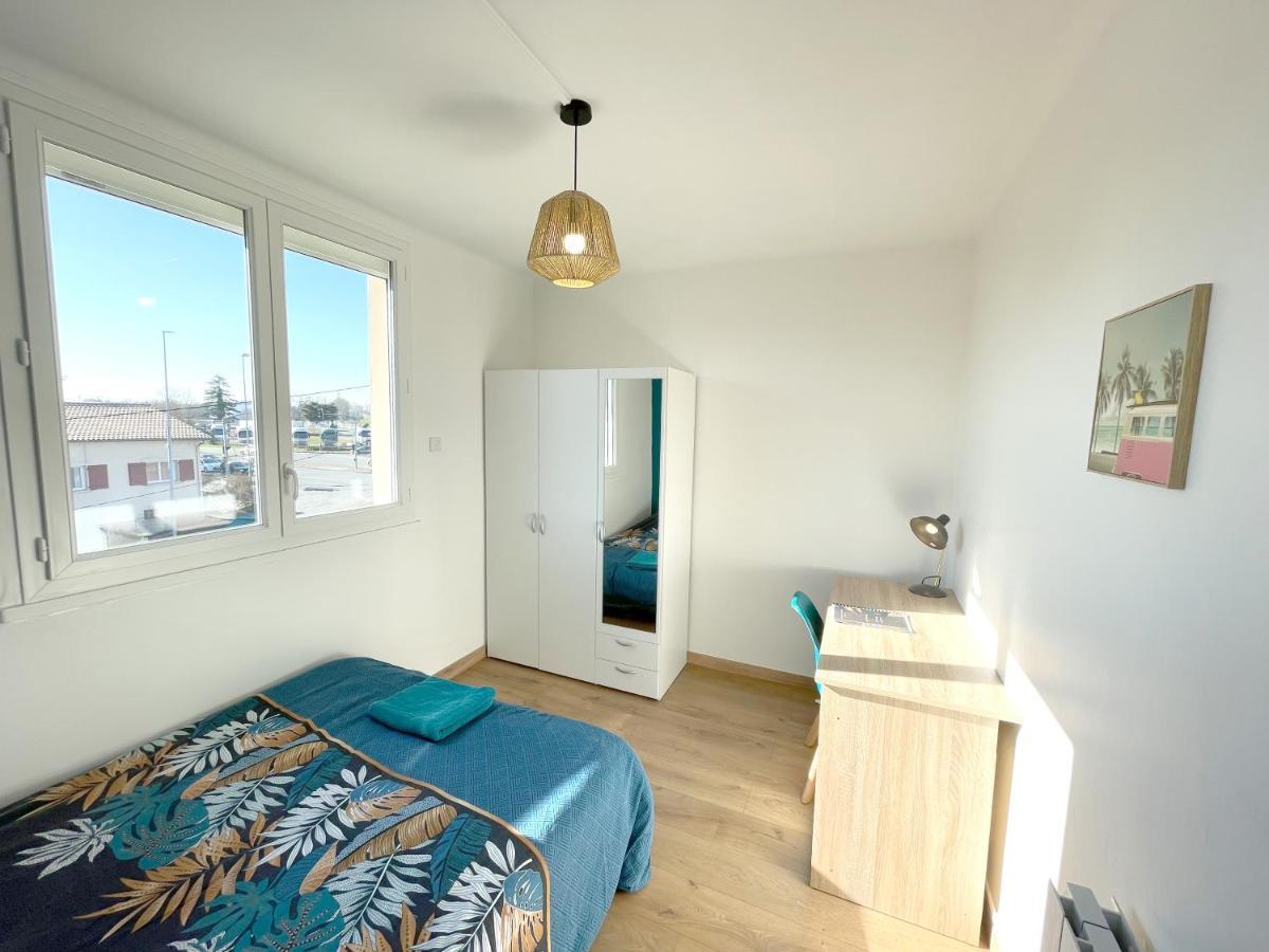 Appartement 3 Chambres - Climatisation - Parking ปอร์เตท์-ซูร์-กาโรนน์ ภายนอก รูปภาพ