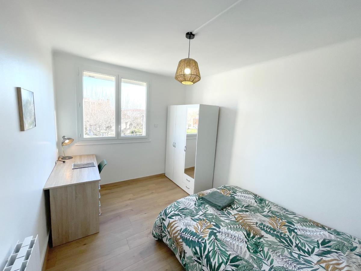 Appartement 3 Chambres - Climatisation - Parking ปอร์เตท์-ซูร์-กาโรนน์ ภายนอก รูปภาพ